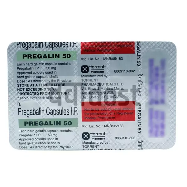 Pregalin 50 Capsule