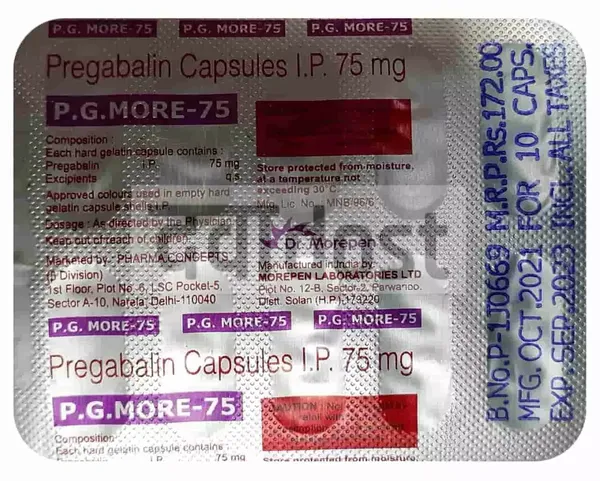 PG More 75mg Tablet