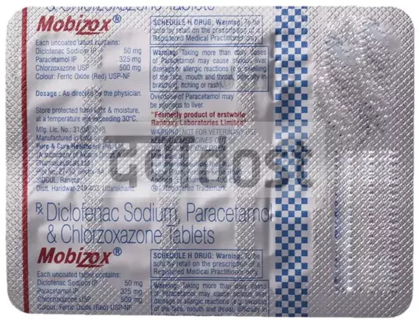 MOBIZOX 250 MG/50 MG/325 MG TABLET