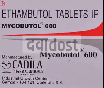 Mycobutol 600mg Tablet 10s