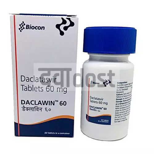 Daclawin 60mg Tablet 28s