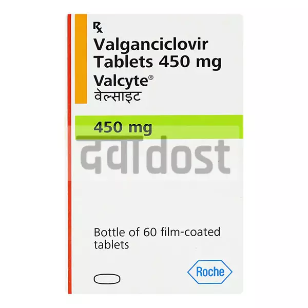 Valcyte 450mg Tablet