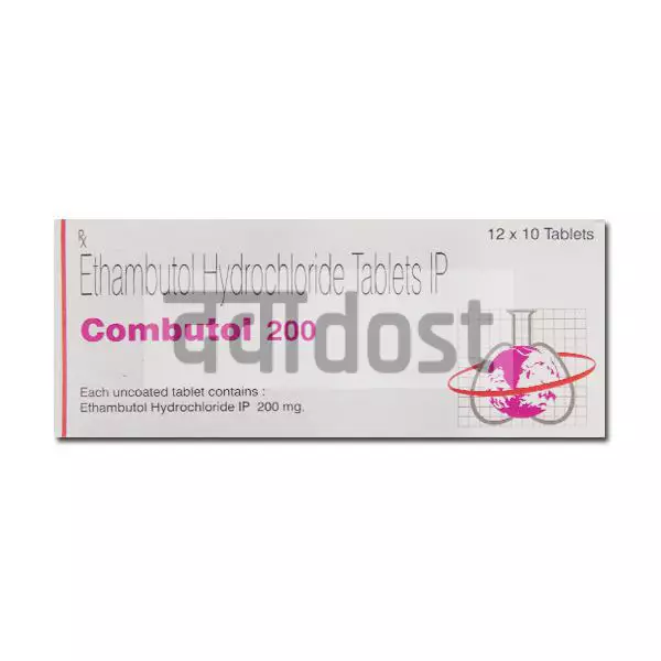 Combutol 200mg Tablet 10s