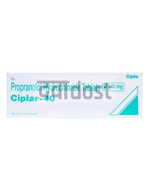 Ciplar 40mg Tablet 15s