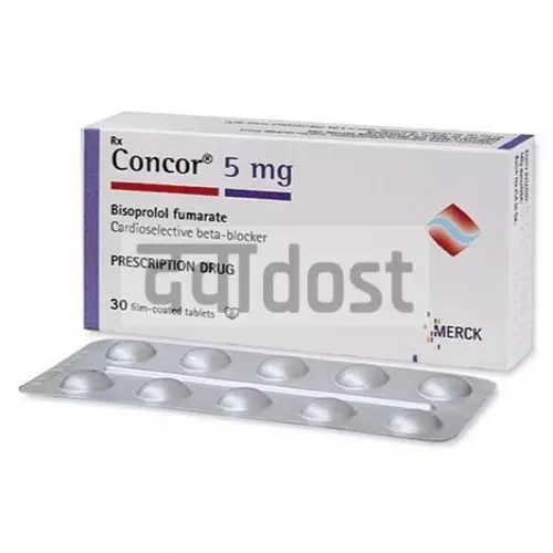 Concor 5mg Tablet 10s