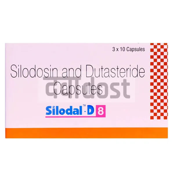 Silodal-D 8mg/0.5mg Combipack 20s