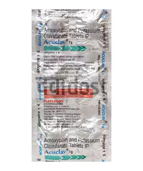 Acuclav 1000mg Tablet