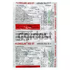 Flemiclav Kid 200 mg/28.5 mg Tablet DT 6s