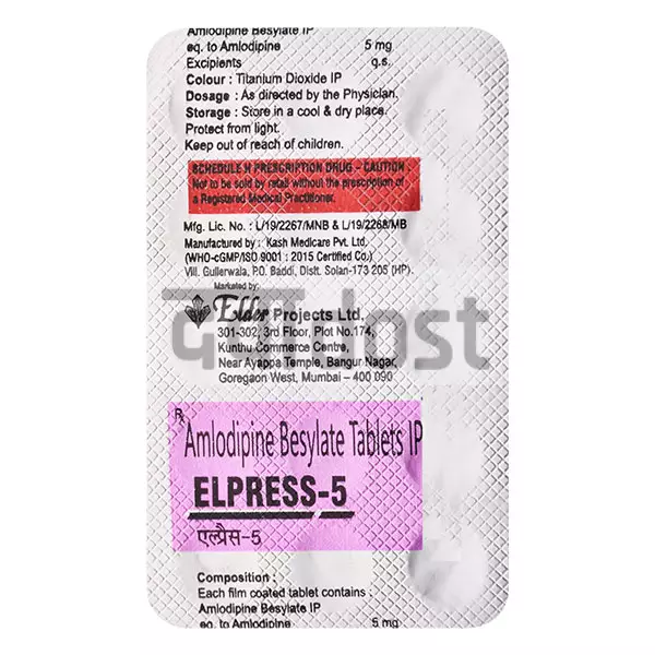 Elpress 5mg Tablet 