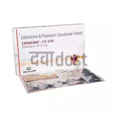 Cefakind-CV 250mg/125mg Tablet 10s