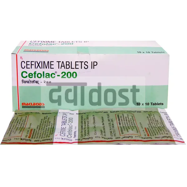 Cefolac 200 Tablet