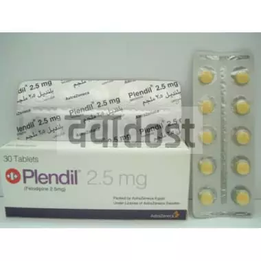 Plendil 2.5mg Tablet ER