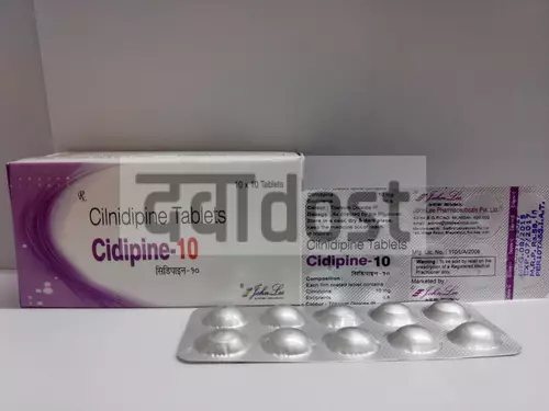 Cidipine 10 Tablet