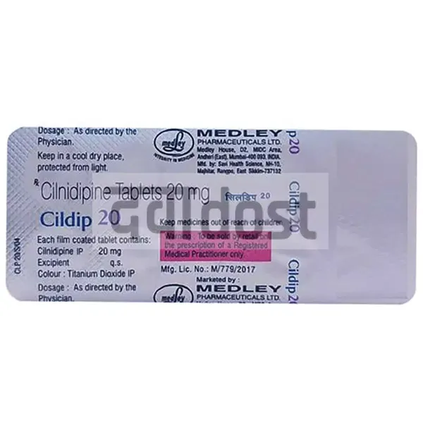 Cildip 20 Tablet