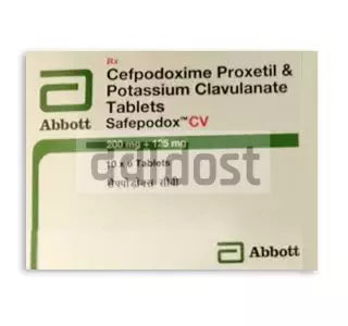 Safepodox CV 200mg/125mg Tablet