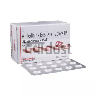 Amlovas 2.5mg Tablet 15s