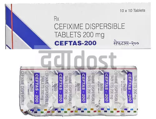 Ceftas 200mg Tablet  10s