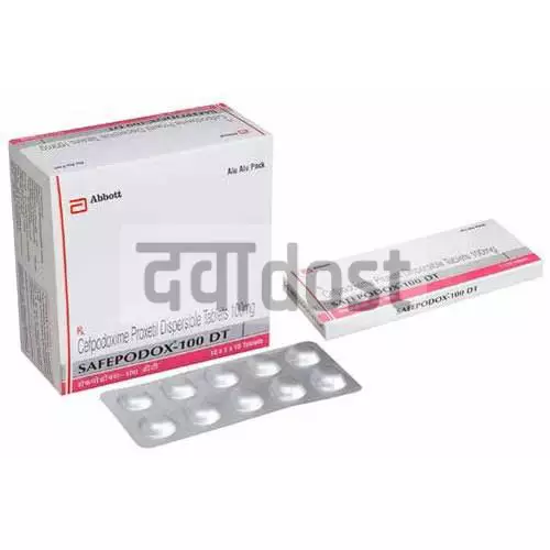 Safepodox 100mg Tablet DT 