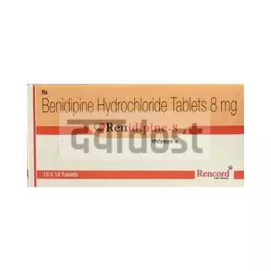 Renidipine 8 Tablet