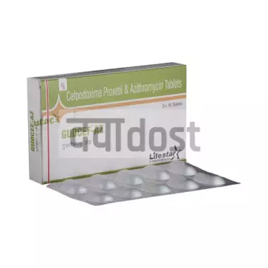 Gudcef AZ 200mg/250mg Tablet 10s