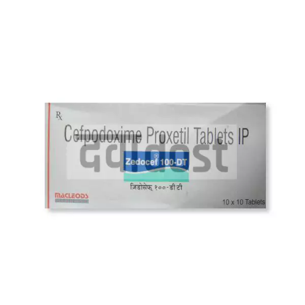 Zedocef 100mg Tablet DT