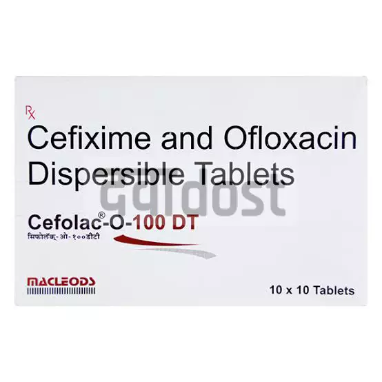 Cefolac-O 100mg/100mg Tablet DT