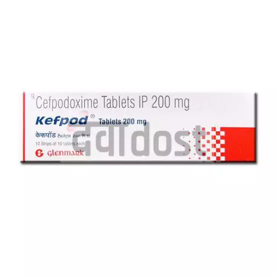 Kefpod O 200 mg/200 mg Tablet