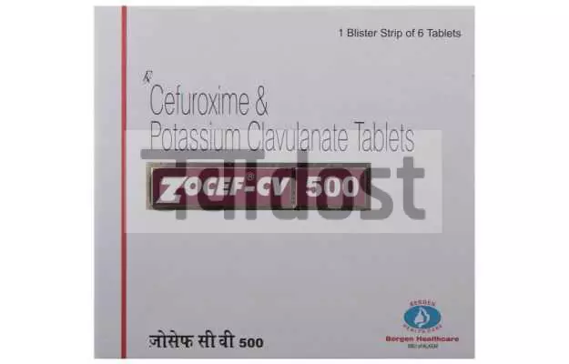 Zocef-CV 500mg/125mg Tablet