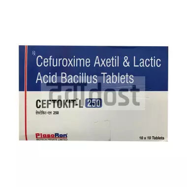 Ceftokit-L 250 Tablet