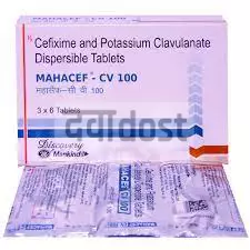 Mahacef-CV 100 mg/62.5 mg Tablet