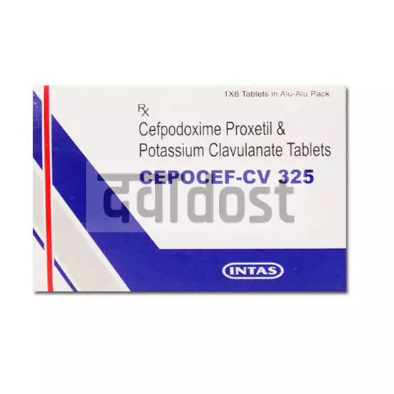 Cepocef CV 325mg Tablet