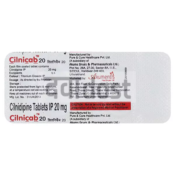 Cilnicab 20mg Tablet