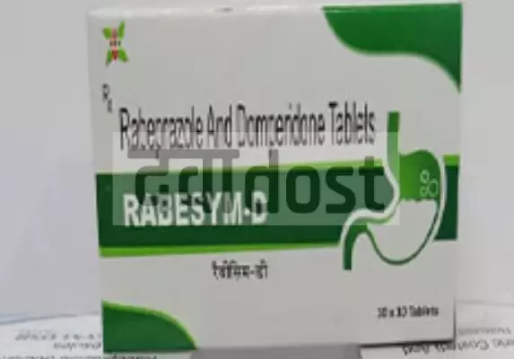 Rabesym D 10mg/20mg Tablet