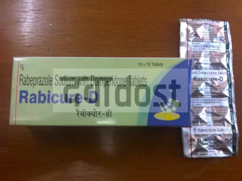 Rabicure D 10 mg/20 mg Tablet