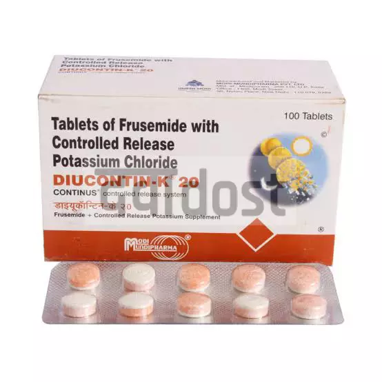 Diucontin-K 20mg/250mg Tablet