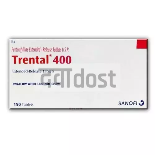 Trental 400 Tablet ER Upto 10.53 Off DawaaDost