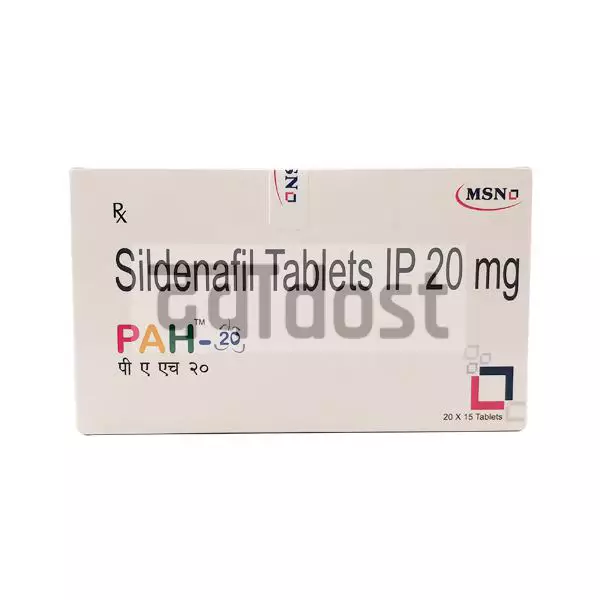 PAH 20mg Tablet 15s