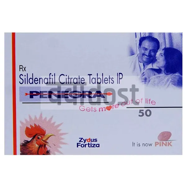 Penegra 50mg Tablet 4s