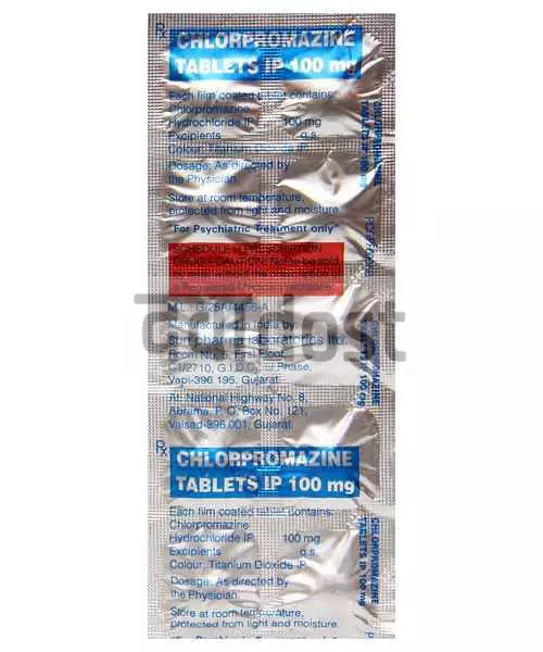 Chlorpromazine 100mg Tablet