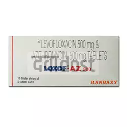 Loxof AZ 500 mg/500 mg Tablet