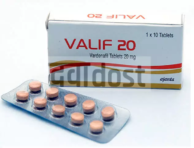 Valif 20mg Tablet 4s