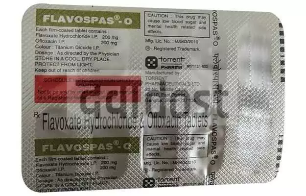 Flavospas O 200 mg/200 mg Tablet