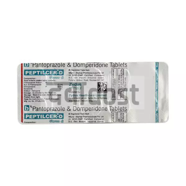 Peptilcer D 10mg/40mg Tablet 10s