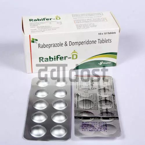 Rabifer-D 10mg/20mg Tablet