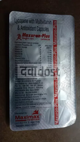 Maxuron Plus Capsule 10s