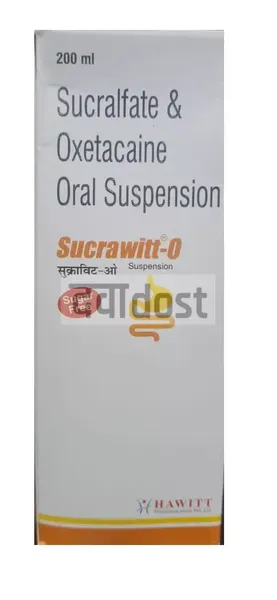 Sucrawitt O 1000mg/20mg Suspension 200ml