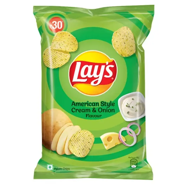 LAYS CHIPS AMERICAN STYL CRM/ONION 96GM