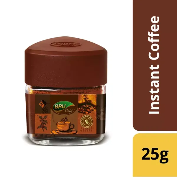 BRU COFFEE GOLD JAR 25GM