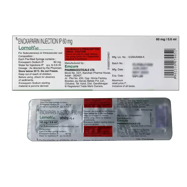 LOMOH 60MG INJ 0.6ML