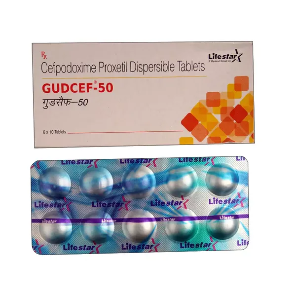 GUDCEF 50MG 10TAB